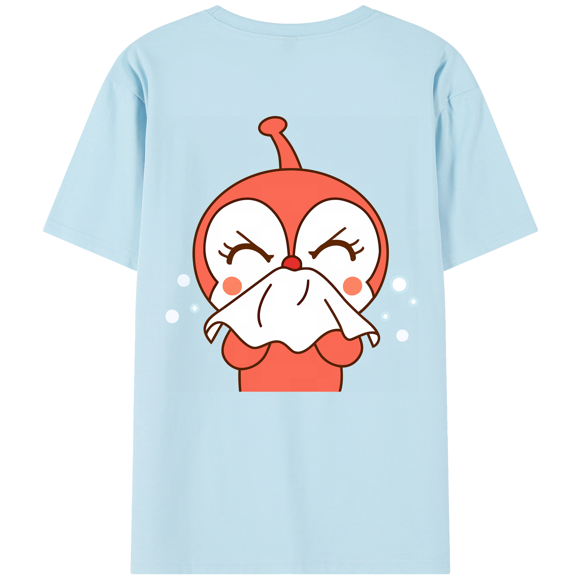 （画像用） アンパンマン Anpanman 綿100％半袖Tシャツ（背面プリント）